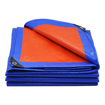 Blue orange waterproof tarpaulin