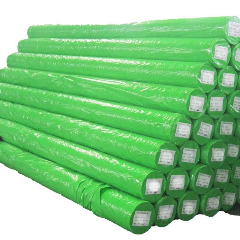 Green tarpaulin waterproof cloth